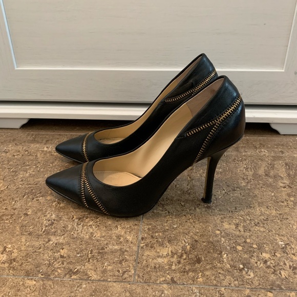 Enzo Angiolini Shoes - Enzo Angiolini zipper accent heels
